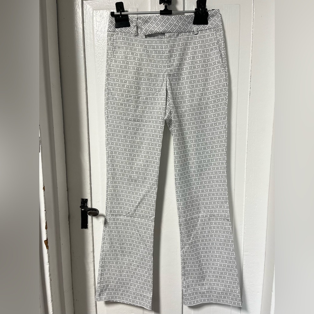 NWT Fairway Fox Made In USA Eve Flare brocade print Golf Pant with cool max  2